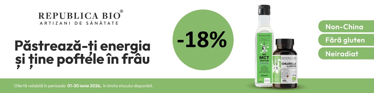 Republica Bio 18% Reducere Iunie