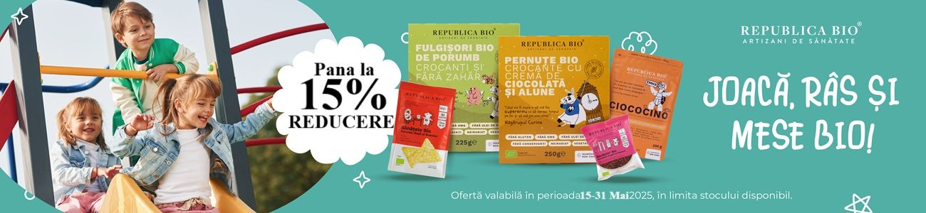 Republica Bio Pana la 15% Reducere Mai