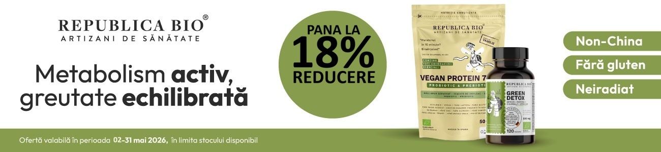 Republica Bio Pana la 18% Reducere Mai