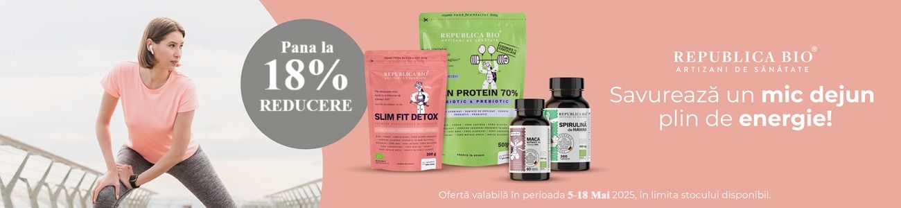 Republica Bio Pana la 18% Reducere Mai
