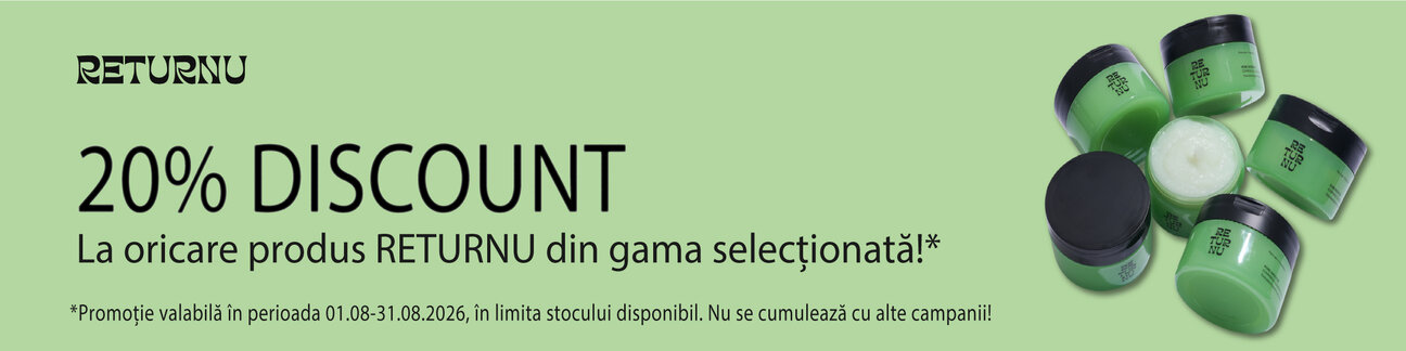 Returnu 20% Reducere August