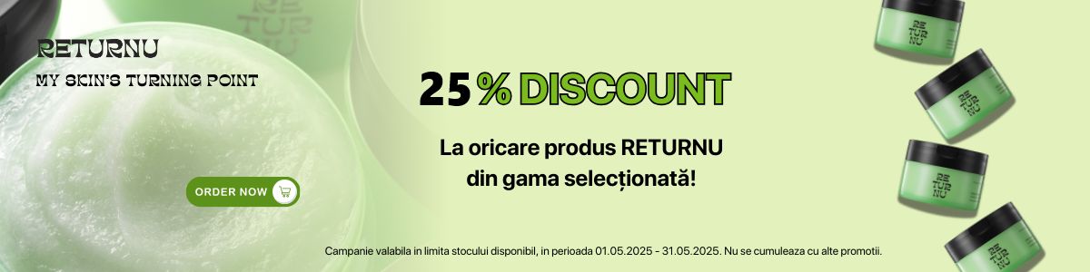 Returnu 25% Reducere Mai