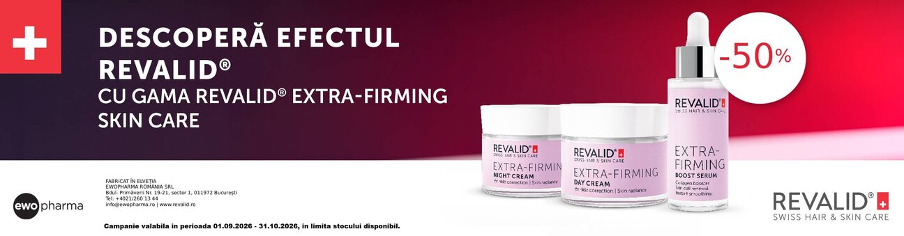 Revalid 50% Reducere Septembrie-Octombrie
