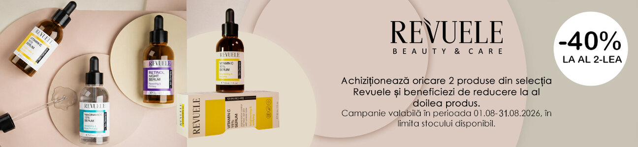 Revuele 1+40% Reducere la al doilea August