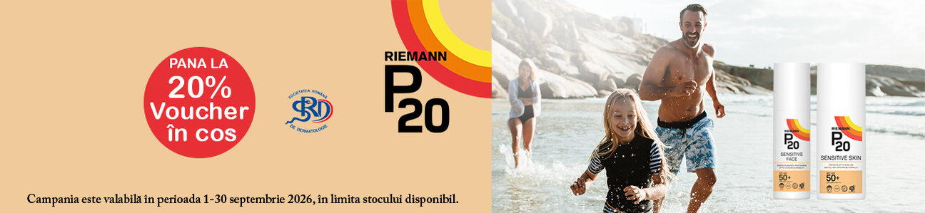 RIEMANN P20 Pana la 20% Voucher in cos Septembrie