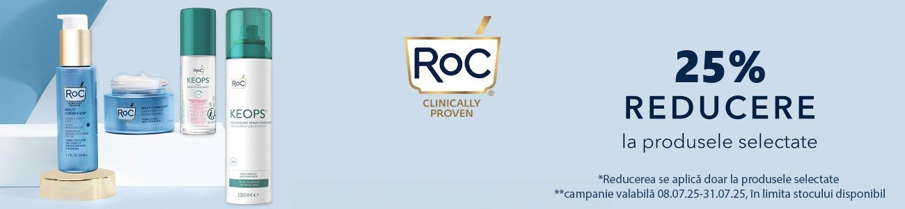 Roc 25% Reducere Iulie