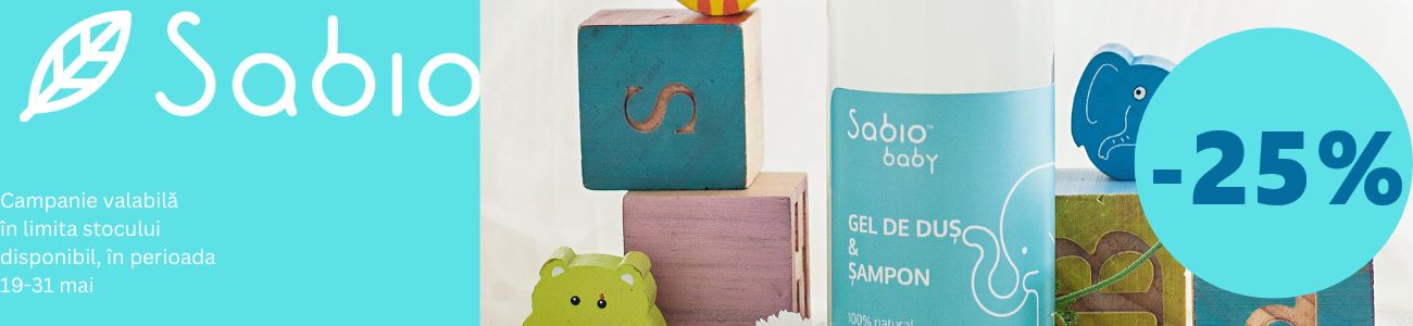 Sabio 25% Reducere Ziua Copilului