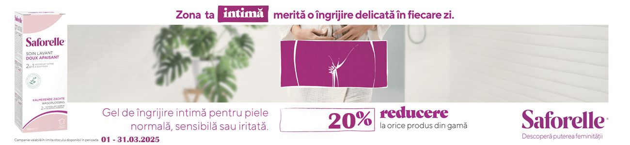 Saforelle 20% Reducere Martie