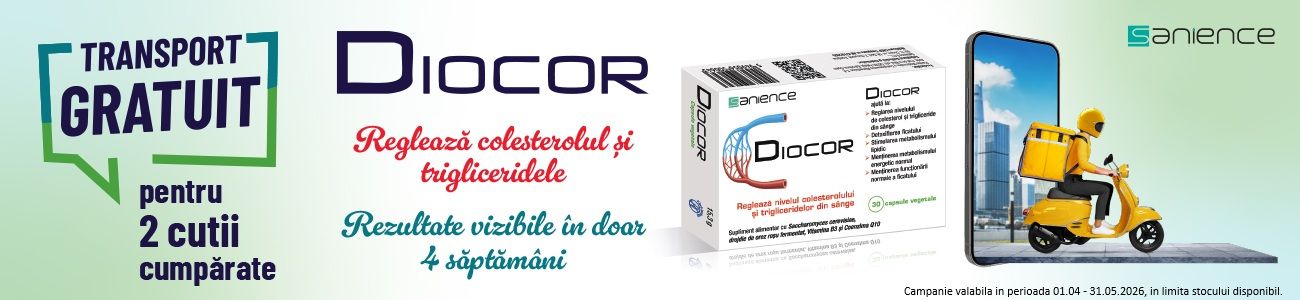 Sanience Diocor Transport Gratuit Aprilie-Mai