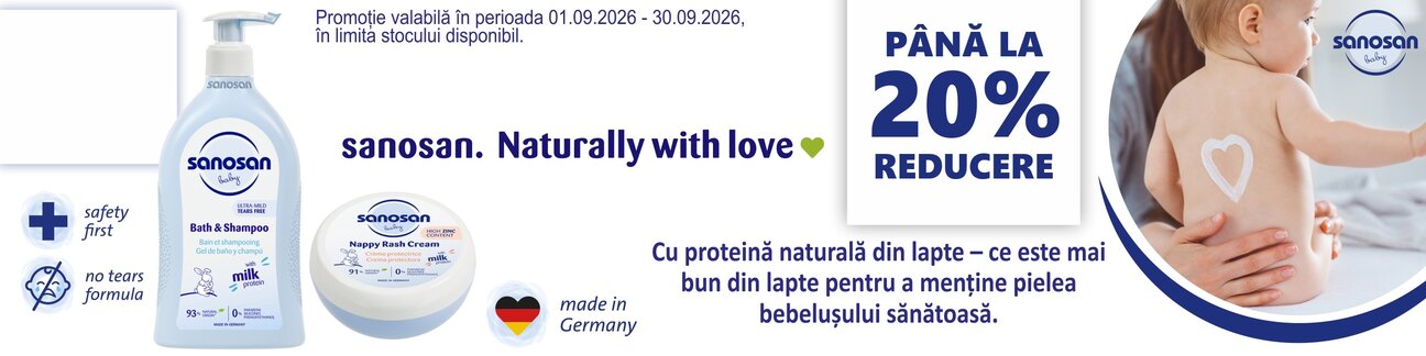 Sanosan Pana la 20% Reducere Septembrie