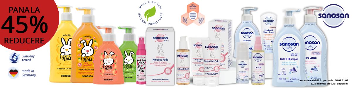 Sanosan Pana la 45% Reducere Iulie-August
