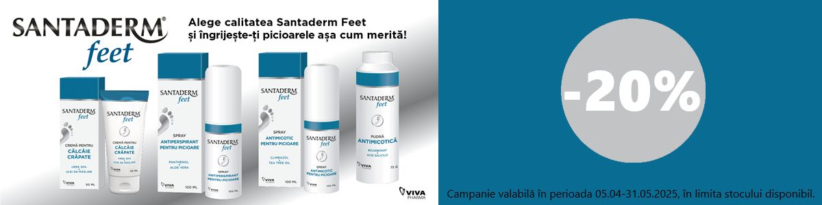 Santaderm 4feet 20% Reducere Aprilie-Mai