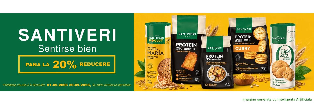 Santiveri Pana la 20% Reducere Septembrie