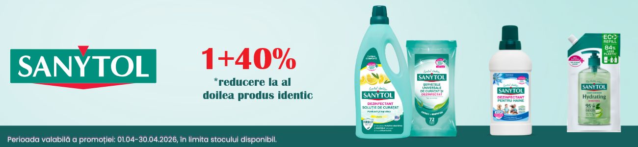 Sanytol 1+40% Reducere La Al Doilea Aprilie