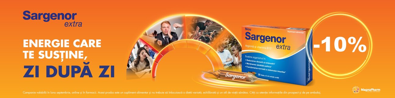 Sargenor 10% Reducere Septembrie