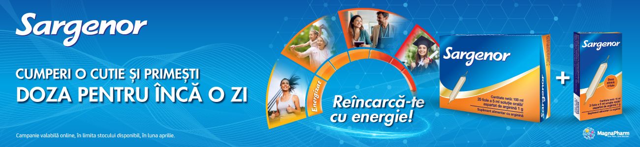 Sargenor Produs Bonus Aprilie Exclusiv Online