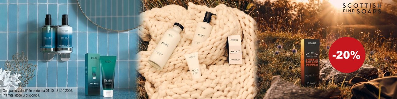 Scottish Fine Soaps 20% Reducere Octombrie