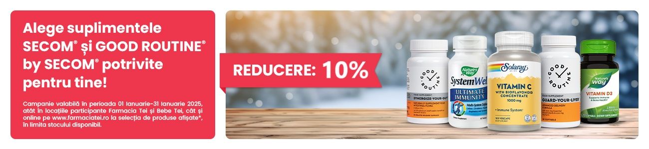 Secom 10% Reducere Ianuarie