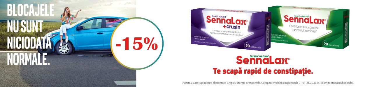 Senalax 15% Reducere Aprile-Mai