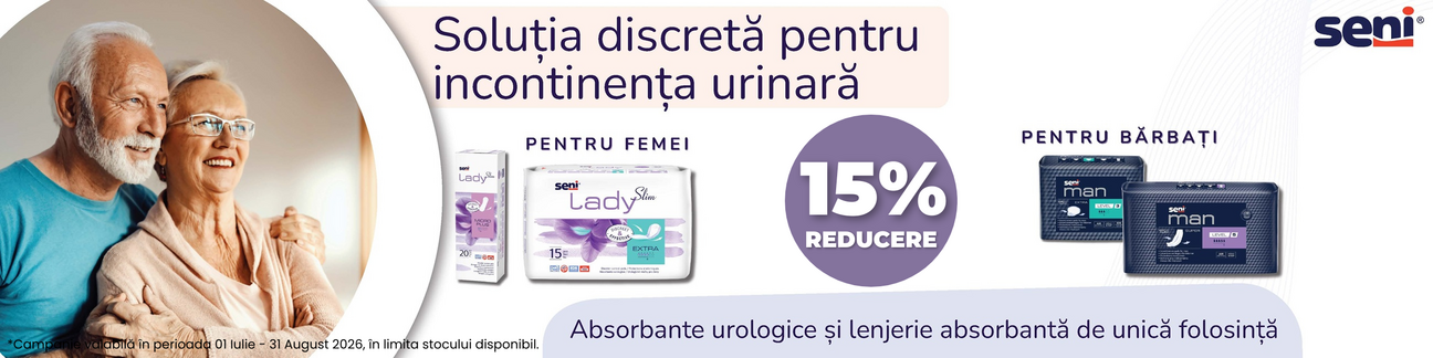 Seni 15% Reducere Iulie-August