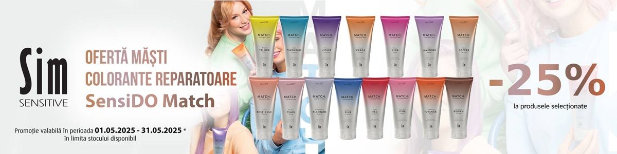 Sensido Match 25% Reducere Mai