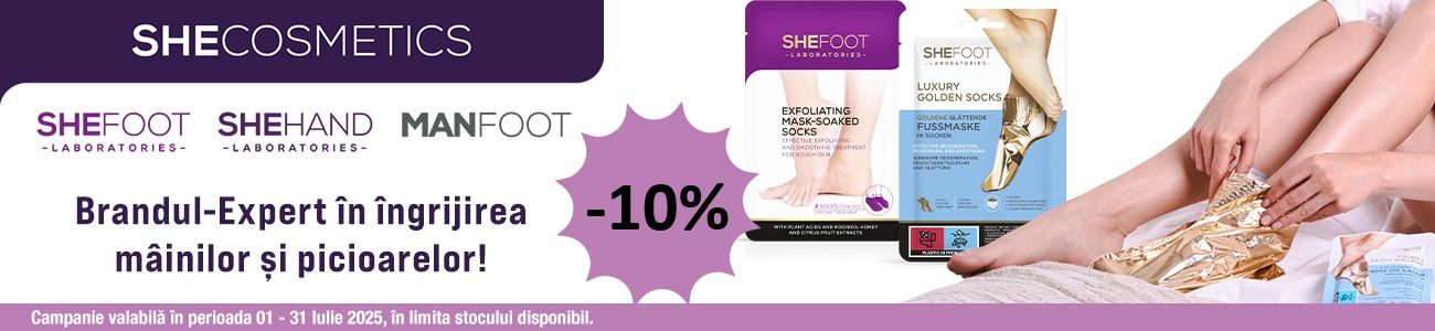 Shecosmetics 10% Reducere Iulie