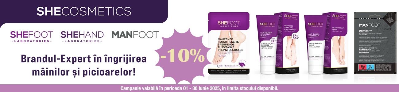 SheCosmetics 10% Reducere Iunie
