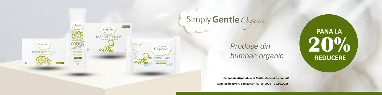 Simply Gentle Pana La Organic 20% Reducere Iunie