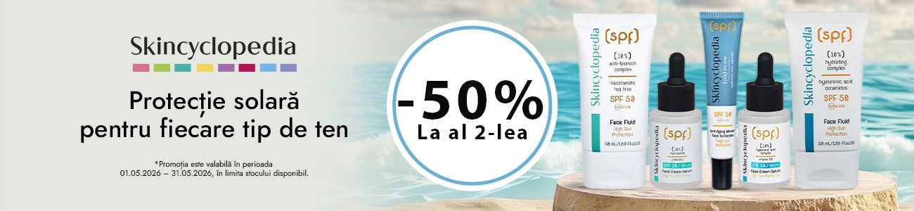 Skincyclopedia 1+50% Reducere Mai