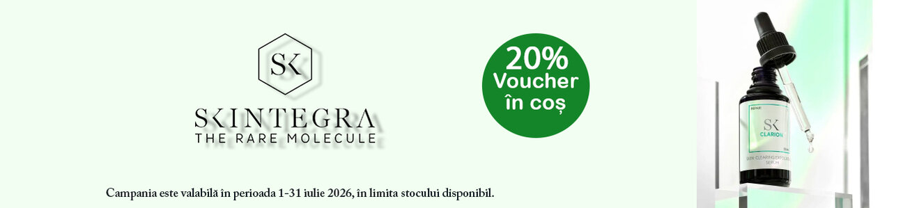 Skintegra 20% Voucher in cos Iulie