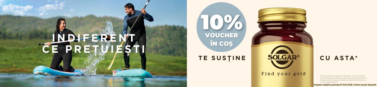 Solgar 10% Voucher in cos Aprilie