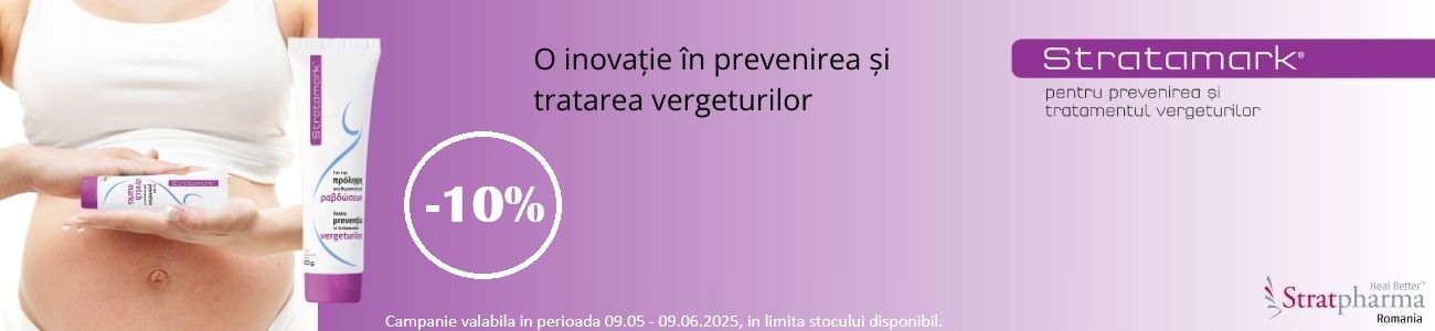Stratapharma 10% Reducere Mai-Iunie