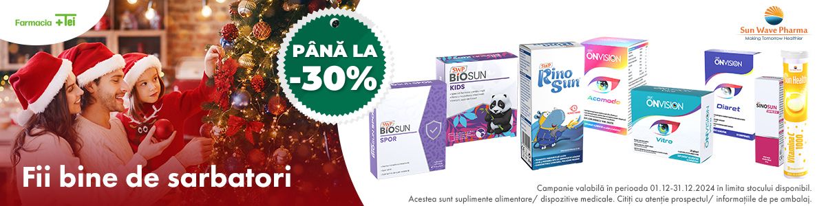 Sun Wave Pana la 30% Reducere Decembrie