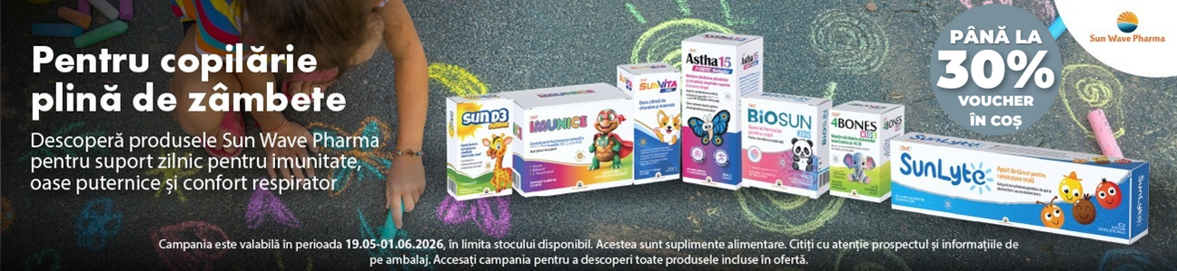 Sun Wave Pana la 30% Voucher in cos Ziua Copilului