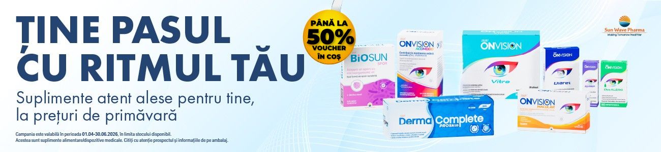 Sun Wave Pana la 50% Voucher in cos Aprilie-Iunie