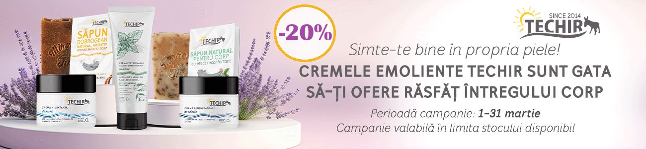 Techir 20% Reducere Martie