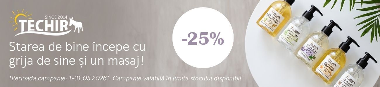 Techir 25% Reducere Mai