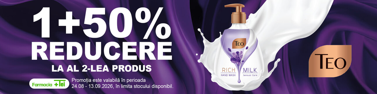 TEO 1+50% Reducere la al 2-lea Back to School
