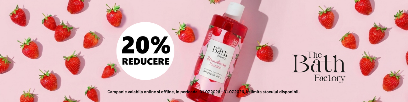 The Bath Factory 20% Reducere Iulie