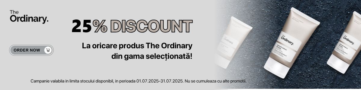 The Ordinary 25% Reducere Iulie