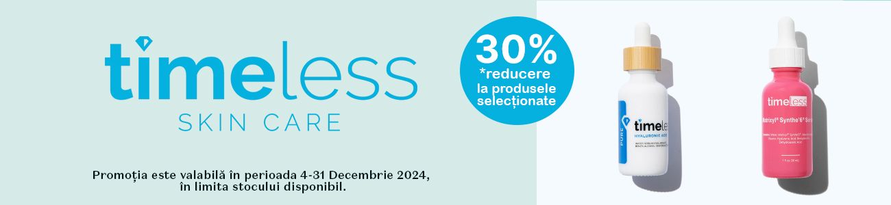 Timeless Skin Care 30% Reducere Decembrie