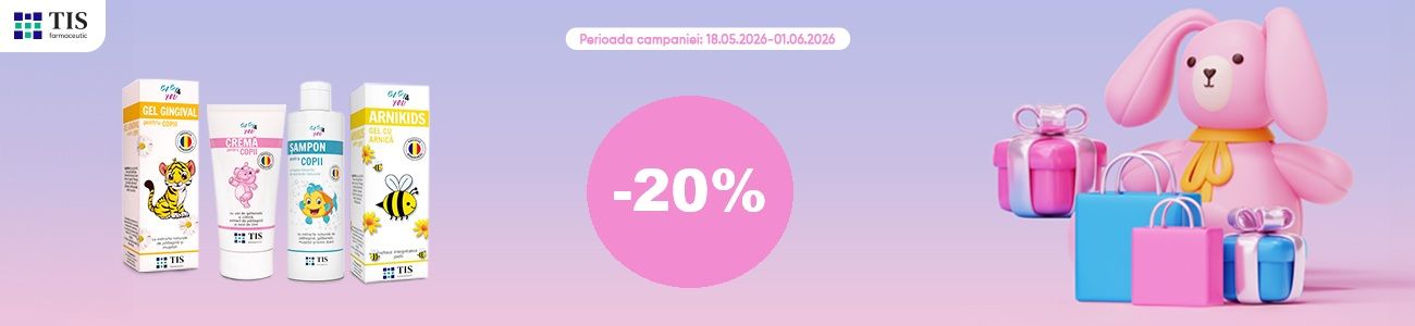Tis 20% Reducere Ziua Copilului