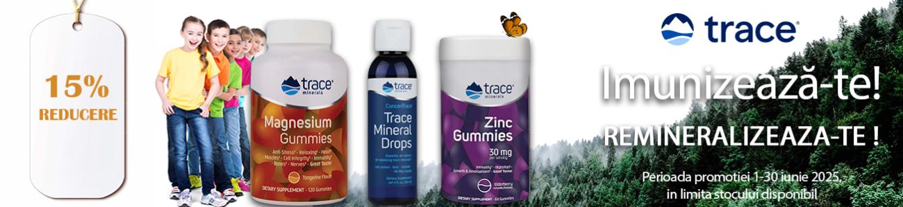 Trace Minerals 15% Reducere Iunie