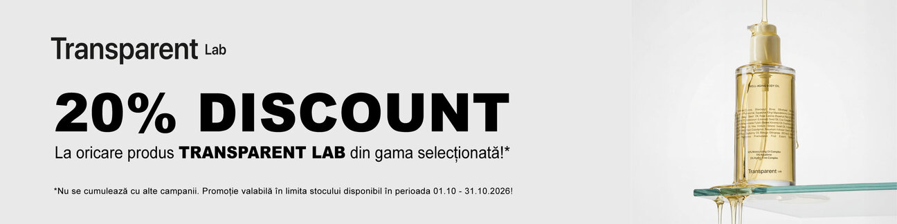 Transparent Lab 20% Reducere Octombrie