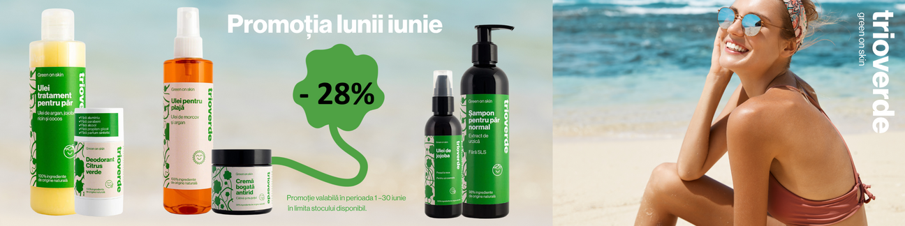 Trio Verde 28% Reducere Iunie