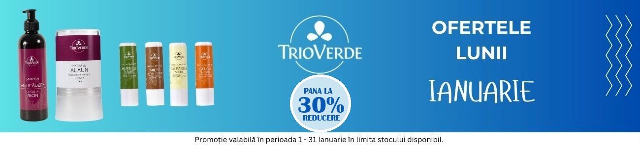 Trio  Verde Pana La 30% Reducere Ianuarie