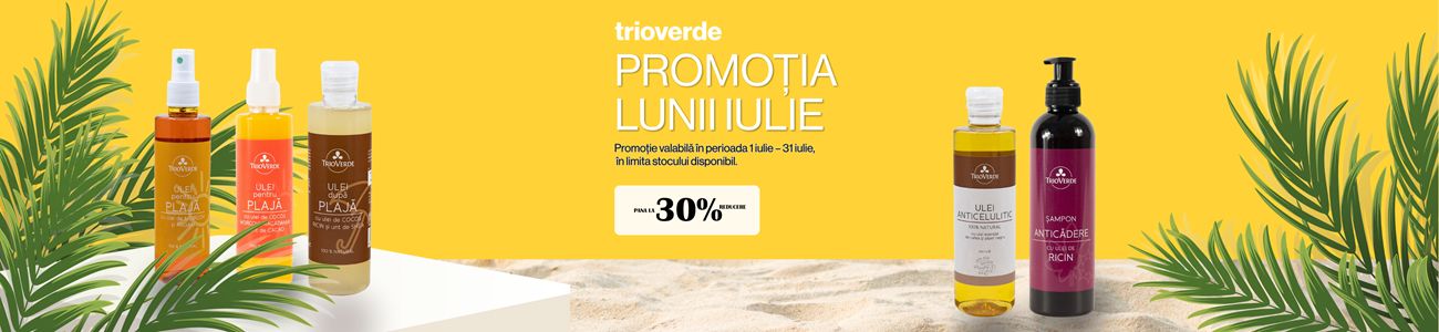 Trio Verde Pana la 30% Reducere Iulie