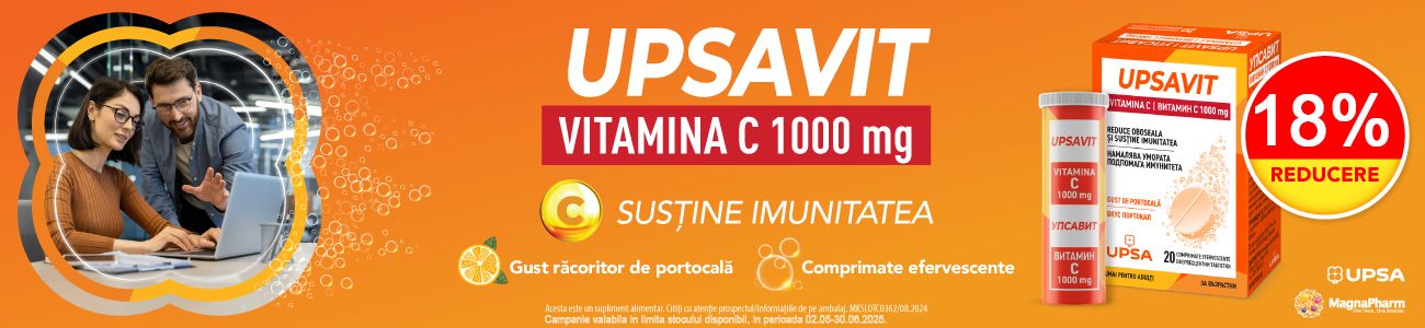 UPSAVIT 18% Reducere Mai-Iunie