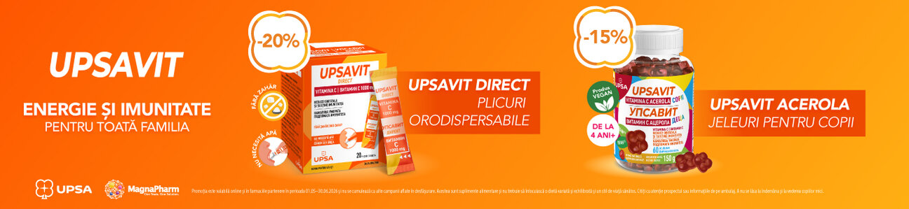 Upsavit Pana la 20% Reducere Mai-Iunie