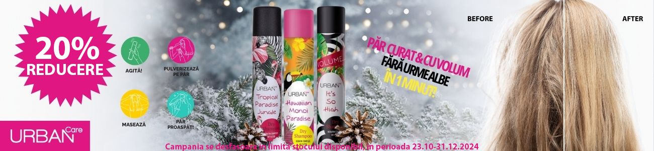 Urban Care 20% Reducere Octombrie-Decembrie